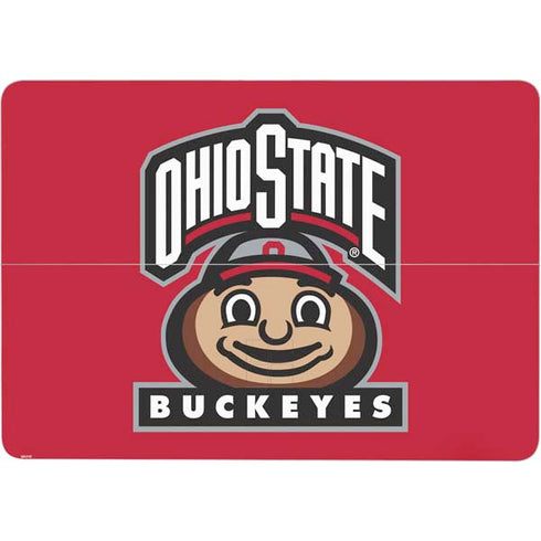 Ohio State University OSUBuckeyes Light Grey Surface Laptop Studio Skin